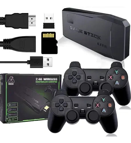 Mini Consola Retro HDMI con 10.000+ Juegos y 2 Mandos Inalámbricos
