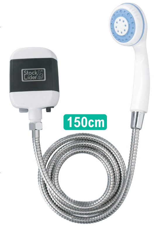Ducha Portátil Recarregável com Bomba Elétrica e Filtro de Água + ENVIO GRATIS