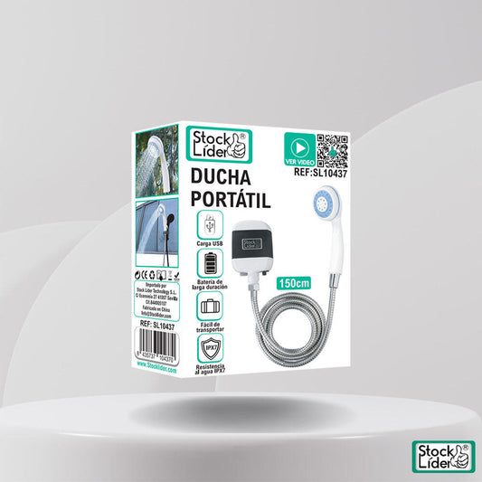 Ducha Portátil Recarregável com Bomba Elétrica e Filtro de Água + ENVIO GRATIS
